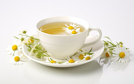 Chamomile Serenity. Aiの素材