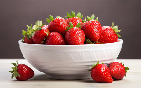 Strawberry Delight. Aiの素材
