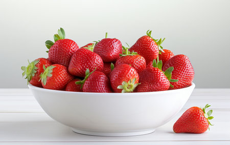 Strawberry Delight. Aiの素材