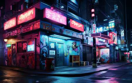 Neon Symphony. Aiの素材