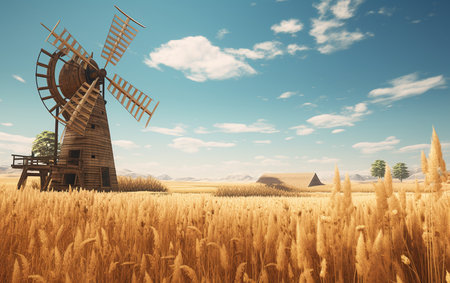 Agrarian Charm. Aiの素材