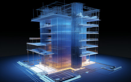 Skyscraper Precision. Aiの素材