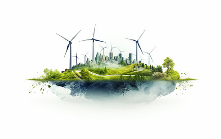 Wind Power. Aiの素材