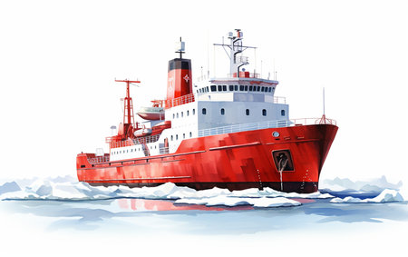 Arctic Voyager. Aiの素材