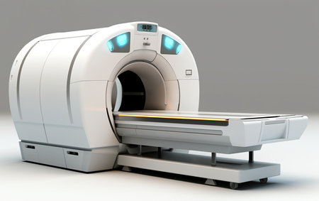 MRI Machine. Aiの素材
