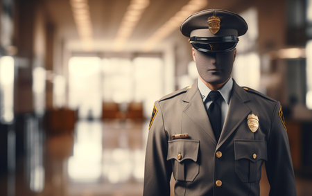 Uniformed Guardian. Aiの素材