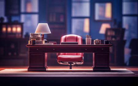 Desk Snapshot. Aiの素材