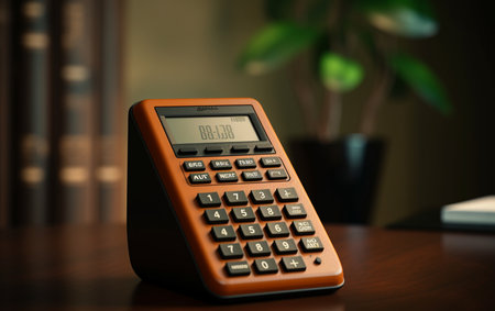 Banker's Calculator. Aiの素材