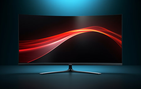 Dynamic Curved Screen Monitorの素材