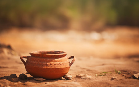 Earthy Pottery Pieceの素材