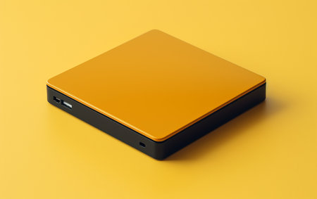 External Hard Drive Backup Solution White Backgroundの素材