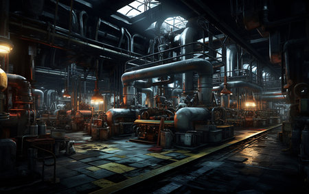 Industrial Factory Interior Design Layoutの素材