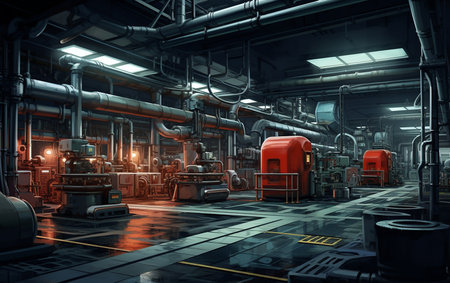 Optimized Factory Interior Layout Planの素材