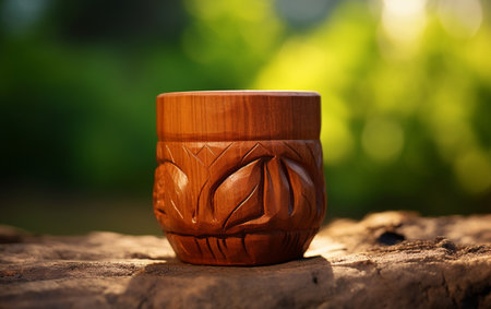 Woodcrafted Drinking Cupの素材