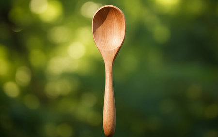 Natural Wood Hand Carved Kitchen Spoonの素材