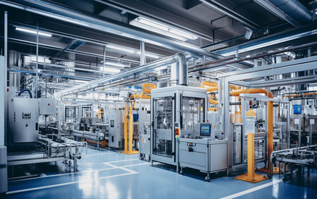 Manufacturing Plant in Operationの素材