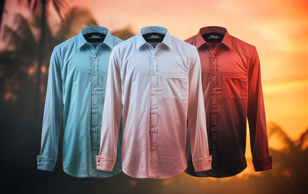 Professional Long Sleeve Shirtsの素材