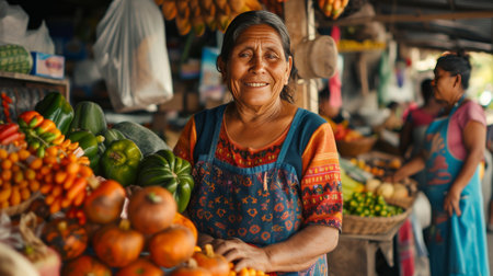 In the Heart of a Bustling Marketplace: Cooperative Endeavors Thriveの素材