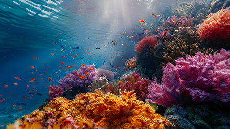Vibrant Underwater: Coral Reef Lifeの素材