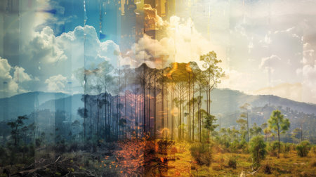 Composite Progression: Deforestation Impactの素材