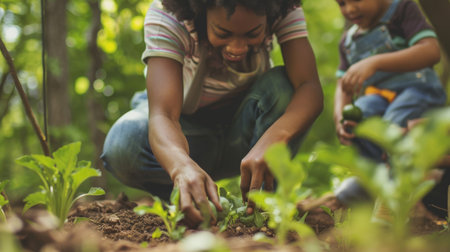 Backyard Farming: Family Vegetable Plantingの素材