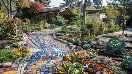 Vibrant Community Mosaic Gardenの素材