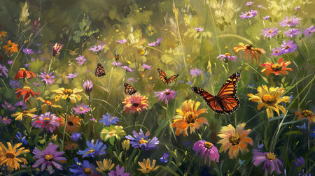 Wildflower Symphony: Breezy Fieldの素材