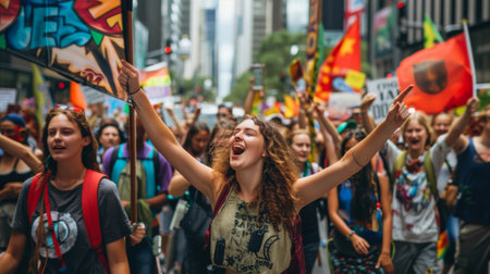 Activist March: Voices in Unityの素材