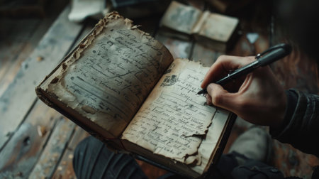 Poetic Reverie: Verses in Leatherの素材