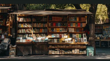 Book Oasis: Street Vendor's Multicultural Stallの素材