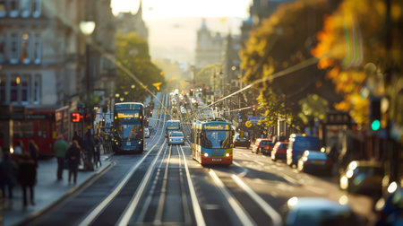 Realistic Princes Street Imageryの素材