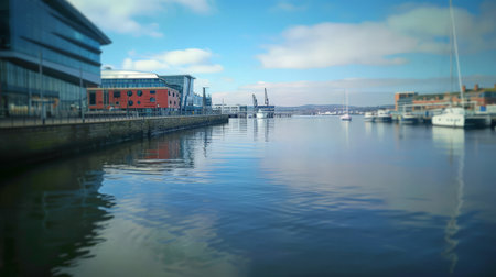 Realistic View of Cardiff Bayの素材