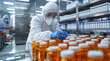 Portrait of an inclusive Black woman scientistの素材