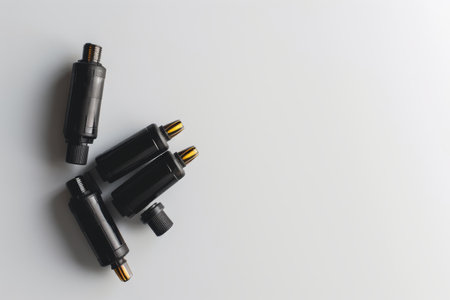 DI Cartridges on White Backgroundの素材