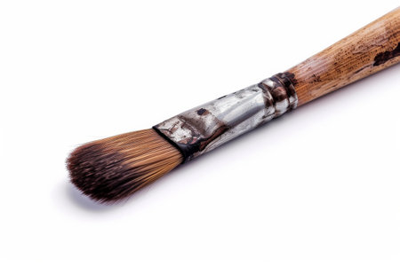 Dip Brush Isolated on White Backgroundの素材