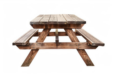 Classic Table Isolated On Transparent Background.の素材