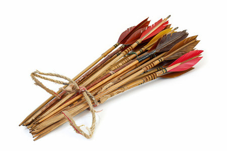 Isolated Quiver Arrow Image On Transparent Background.の素材