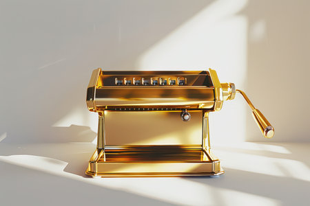 Simple Pasta Maker Display On Transparent Background.の素材