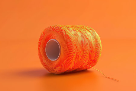Solid Background Featuring 3D Thread.の素材