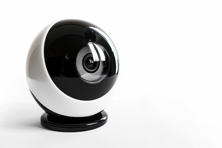 Webcam isolated on white backgroundの素材