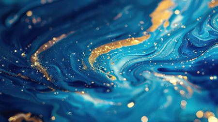 Artistic background featuring an abstract pattern with vibrant colorsの素材