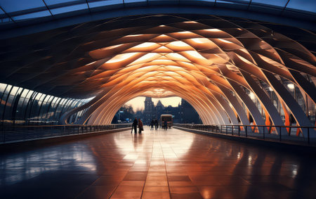 modern railway station designs in structural engineering marvelsの素材