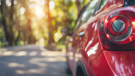 Vehicle equipped with GPS tracking and a pulsing signalの素材
