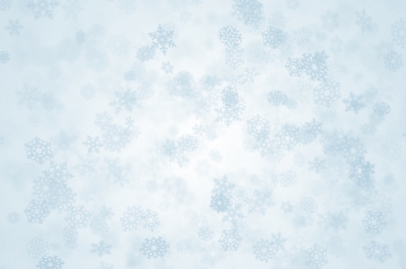 Snowflakes falling from the skyの写真素材