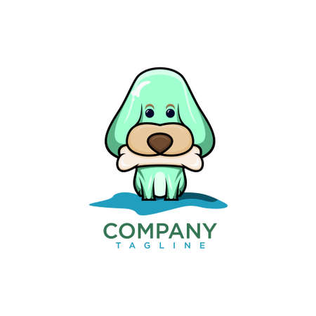 Creative Animal. Dog Logo design vector.のイラスト素材
