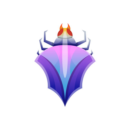 Animal insect, colorful design vectorのイラスト素材