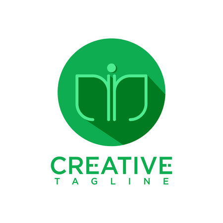 Nature logo, creative design vectorのイラスト素材