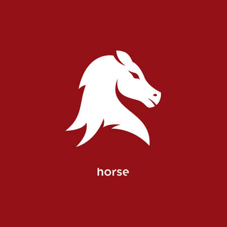 Horse logo , creative design vector templateのイラスト素材