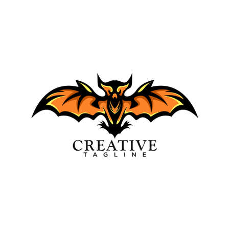 Animal bat   design vector templateのイラスト素材