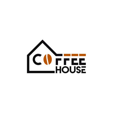 Coffee house logo design vector templateのイラスト素材